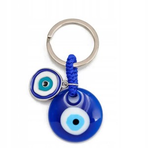 Breloczek brelok turecki szklany oko proroka Evil Eye amulet z Turcji 298
