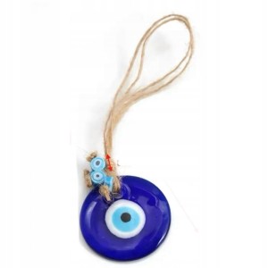 Ozdoba turecka szklane Oko Proroka amulet do zawieszenia sznurek prezent 88
