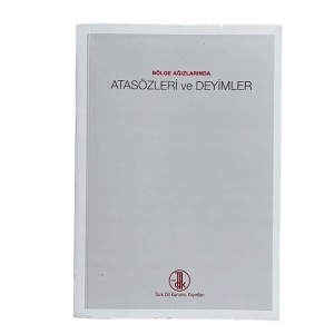 Książka Przysłowia i idiomy Atasozleri ve Deimler Stowarzyszenie tureckiego