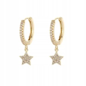 Kolczyki gwiazdki gwiazdy delikatne eleganckie prezent 37