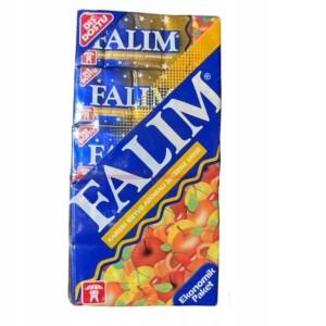 Turecka guma do żucia bez cukru Falim mastyks jabłkowa 5 sztuk z wróżbą