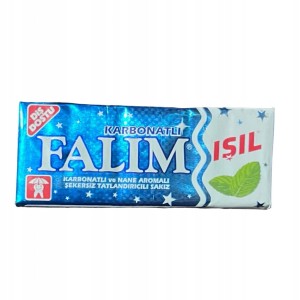 Turecka guma do żucia bez cukru Falim mastyks lekko miętowa z wróżbą