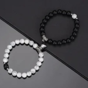 Bransoletki magnetyczne dla pary dla przyjaciół zestaw dwóch 260