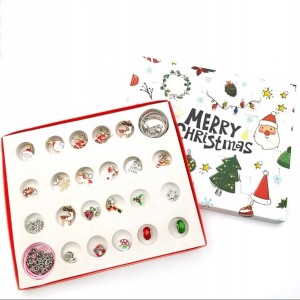 Kalendarz adwentowy zestaw do robienia biżuterii DIY dla dziewczynki 4