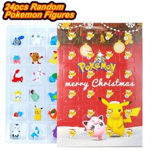 Kalendarz adwentowy zestaw figurek Pokemon Pokemony prezent święta 2024 2