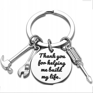 Breloczek brelok Dzień Babci Matki Dzień Dziadka Ojca grawer stal 253