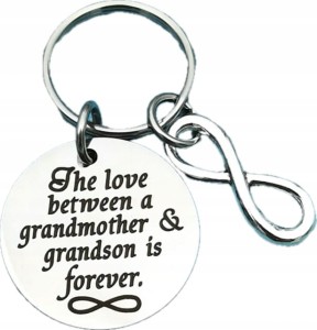 Breloczek brelok dla Babci na Dzień Babci z dedykacją od wnuka stal 252
