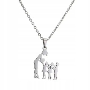 Wisiorek naszyjnik Rodzina dla Mamy Babci Dzień Babci Dzień Kobiet 134