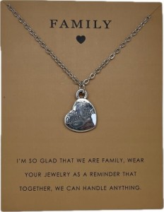 Wisiorek dla Babci na Dzień Babci posrebrzany serce serduszko prezent 130