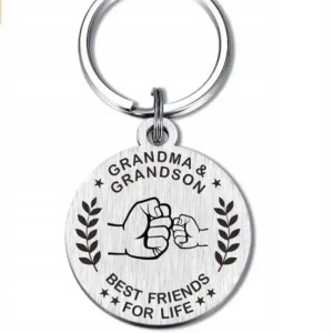 Breloczek brelok dla Babci na Dzień Babci z dedykacją brylok stal 245