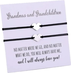 Bransoletki bransoletka na Dzień Babci dla Babci i wnuczki wnuka zestaw 255