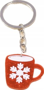 Świąteczny breloczek brelok kubek Choinka Gwiazdka brylok na prezent 64