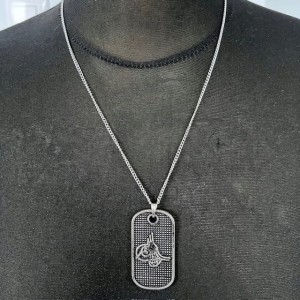 Wisiorek męski turecki Tugra Podpis Sułtana oryginalny z zawieszką 120