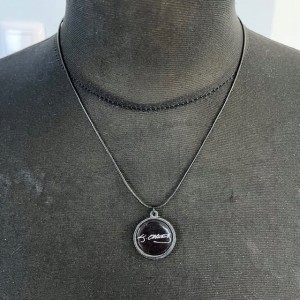 Wisiorek męski turecki Ataturk oryginalny z zawieszką czarny 118