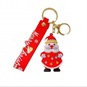 Świąteczny breloczek brelok Mikołaj Gwiazdka brylok na prezent 52