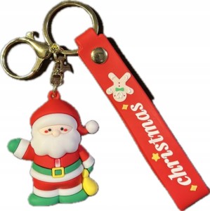 Świąteczny breloczek brelok Mikołaj Gwiazdka brylok na prezent 51