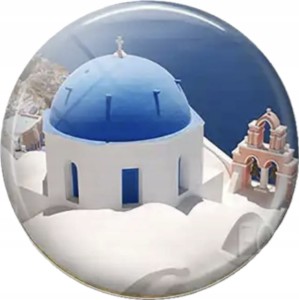 Magnes ozdobny Santorini Grecja na lodówkę pamiątka z wakacji Grecji 22