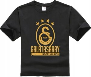 Koszulka t-shirt Klub Piłkarski Galatasaray turecki czarna bawełna XL 70