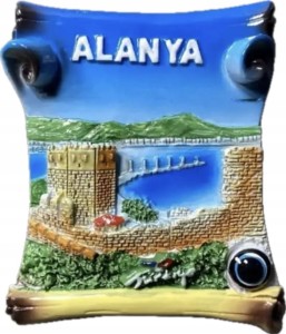 Magnes ozdobny Turcja Alanya na lodówkę pamiątka z wakacji z Turcji 46