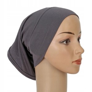 Hidżab podkład pod chustę hijab islam muzułmański ciemno szary 1