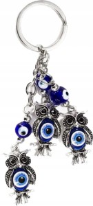 Breloczek brelok turecki sowa sówka Oko Proroka Evil Eye brylok 187