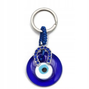 Breloczek turecki brelok Oko Proroka podkowa Evil Eye brylok do kluczy 1