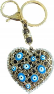 Breloczek brelok serce Oko Proroka brylok 6