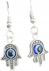 Kolczyki oko proroka hamsa ręka fatimy evil eye 14