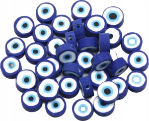 Koraliki 50 sztuk 8 mm z dziurkami oko proroka tureckie 308