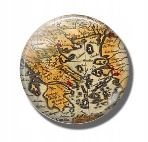 Magnes na lodówkę grecki Grecja Ateny mapa 41