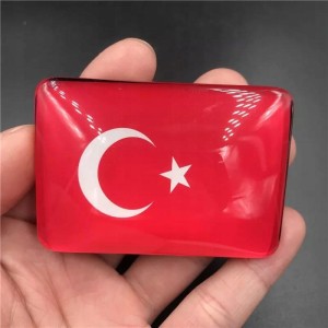 Magnes na lodówkę flaga Turcji turecki gwiazda 45