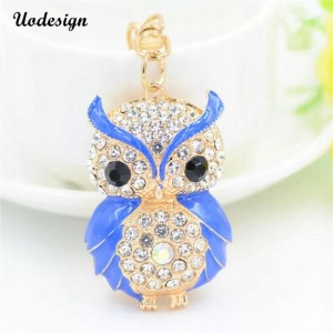 Niebieska sowa breloczek brelok oko proroka 191