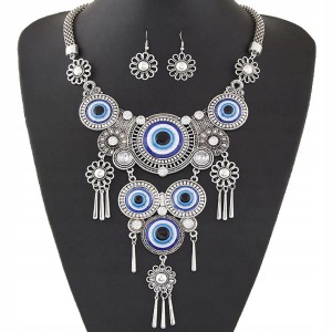 Komplet biżuterii oko proroka amulet evil eye 7
