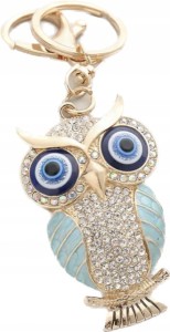 Breloczek brelok turecki turkusowa sowa sówka Oko Proroka brylok prezent 44