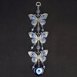 Oko proroka ozdoba do zawieszenia amulet motyl 52