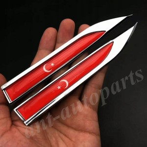 Ozdoba na samochód flaga turecka Turcji 219