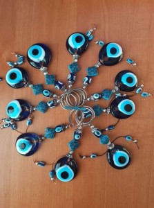 Breloczek brelok szklany oko proroka z Turcji 203