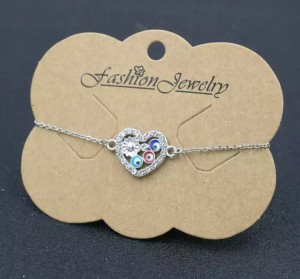 Pozłacana bransoletka oko proroka cyrkonie 225