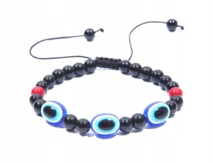 Czarna bransoletka oko proroka nazar 154