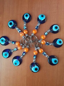Breloczek brelok szklany oko proroka z Turcji 205