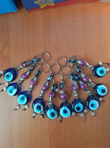 Breloczek brelok szklany oko proroka z Turcji 204