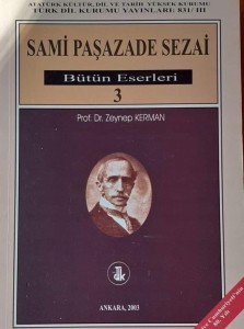 Sami Pasazade Sezai cz.3 książka w języku tureckim
