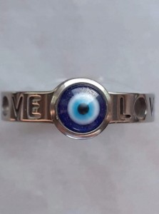 Pierścionek srebrny evil eye oko proroka 20 nr 59