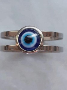 Pierścionek srebrny evil eye oko proroka 18 nr 58