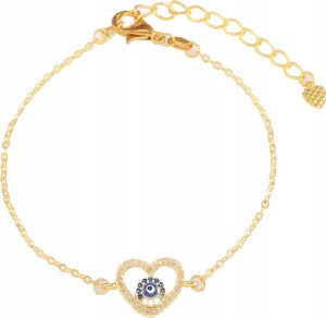 Oko proroka pozłacana bransoletka turecka 61