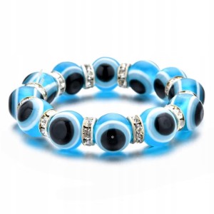 Błękitna bransoletka niebieska oko prorok 209