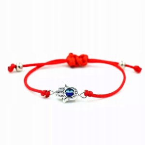 Czerwona bransoletka oko proroka hamsa 244