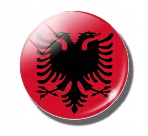 Magnes na lodówkę Albania Tirana flaga Albanii ozdoba prezent pamiątka 29