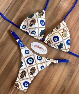 Strój kąpielowy bikini oko proroka hamsa 241