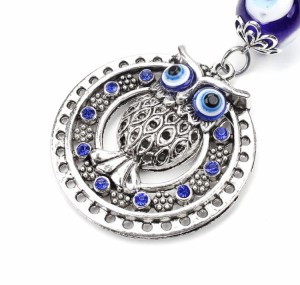 Breloczek brelok turecki sowa sówka Oko Proroka Evil Eye amulet 51